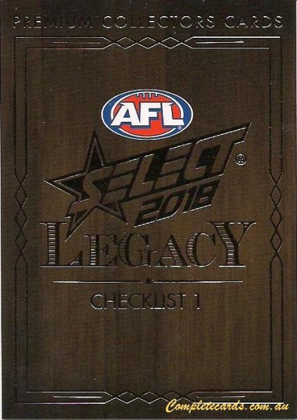 2018 AFL Select - Legacy