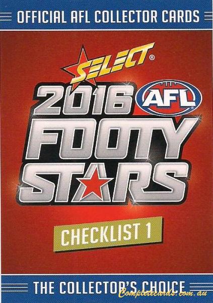 2016 AFL Select - Footy Stars