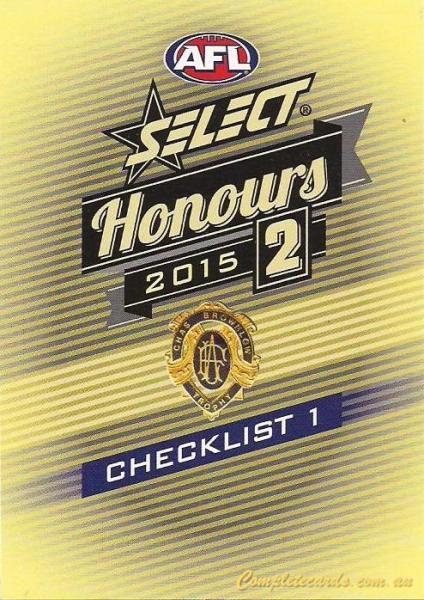 2015 AFL Select - Honours Series 2