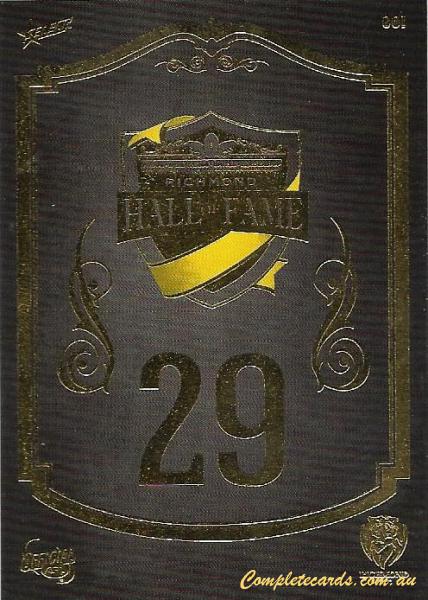 2013 AFL Richmond - Hall of Fame