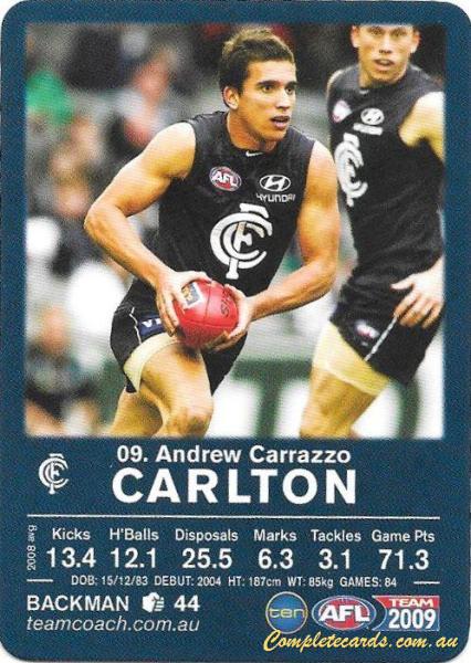 2009 AFL Team Coach AFL Team