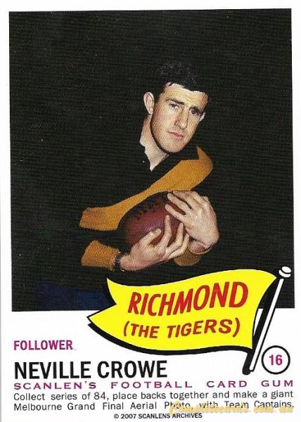 2007 AFL Scanlens 1966 Flag Series