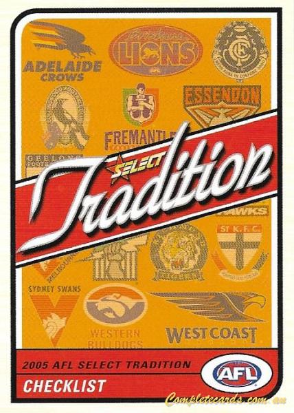 2005 AFL Select Tradition AFL