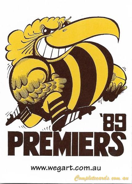 2001 AFL Weg Art '89 Premiers