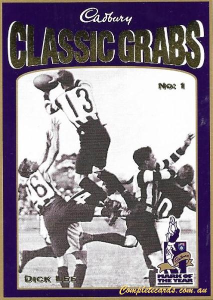 1998 AFL Cadbury Classic Grabs