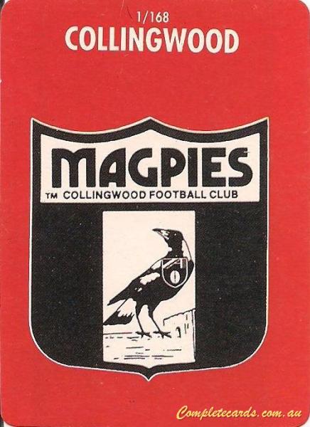 1991 AFL AFL Scanlens Stimorol