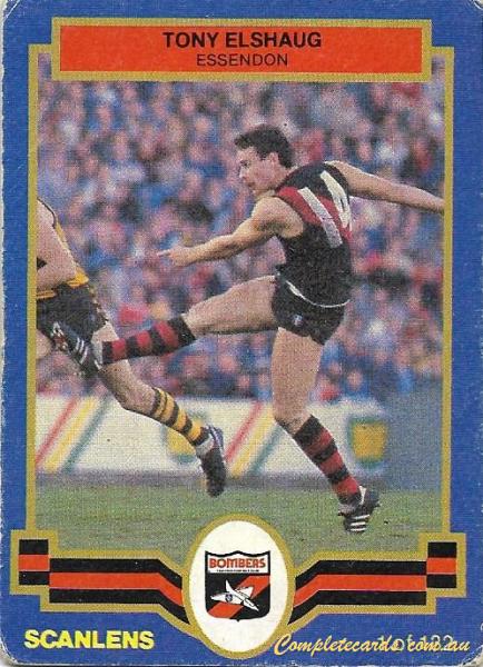 1969 AFL VFL Scanlens