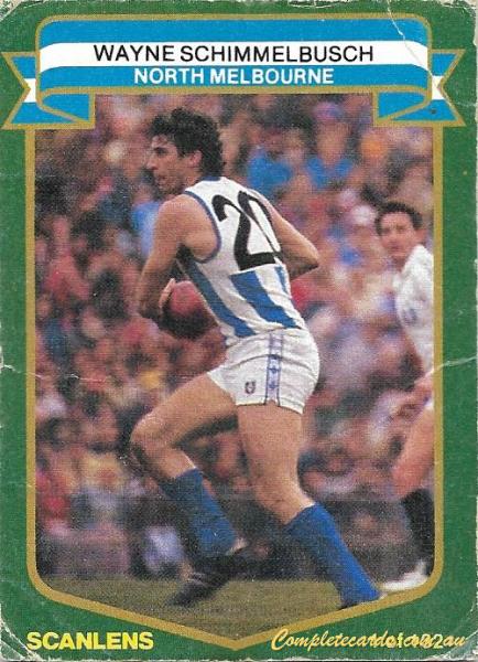 1969 AFL VFL Scanlens
