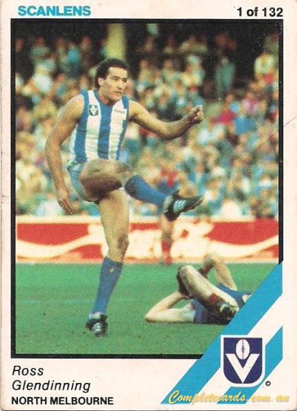 1969 AFL VFL Scanlens