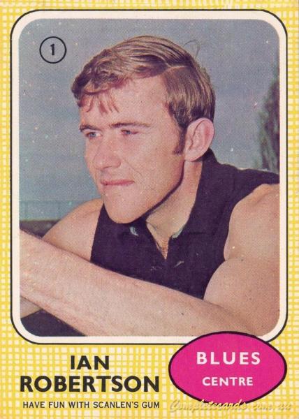 1969 AFL VFL Scanlens