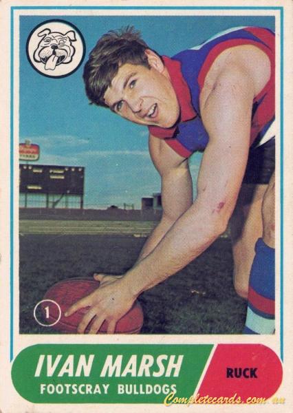 1969 AFL VFL Scanlens