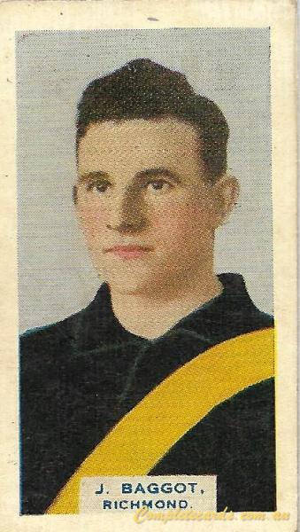 1933 AFL B.D.V. Cigarettes Victorian Footballers