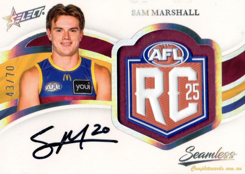 2025 AFL Seamless - Rookie Badge Signature