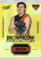 2026 AFL Select Footy Stars - Brownlow Predictor Patch Gold