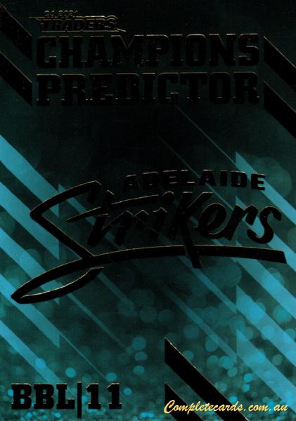 2021-22 TLA Traders Cricket Australia - Championship Predictor