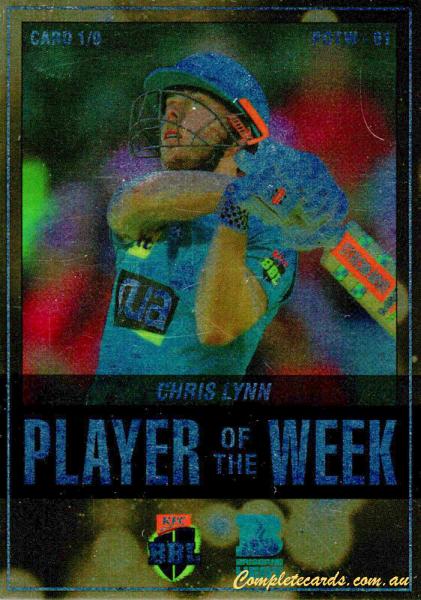 2020 Tap 'N' Play BBL/WBBL Cricket Player of the Week
