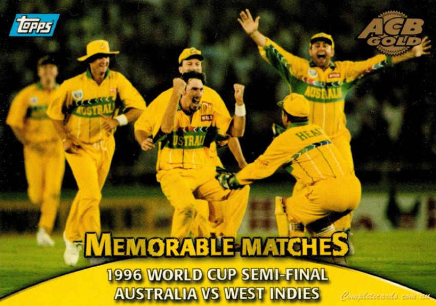 World Cup Semi Final - 1996