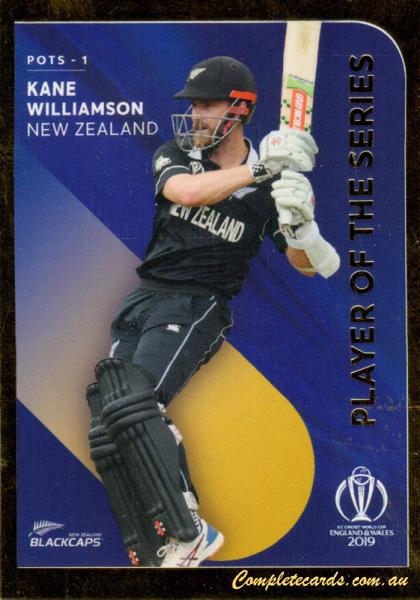 2019 Tap 'N' Play Cricket World Cup - Player of the Series
