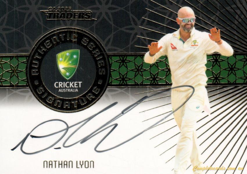 2025-26 TGI Traders Cricket Australia Luxe - Authentic Signature Black