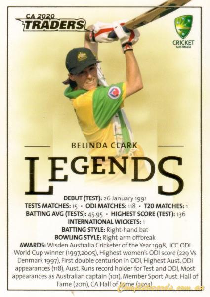 2020-21 TLA Cricket Traders - Legends Case Card