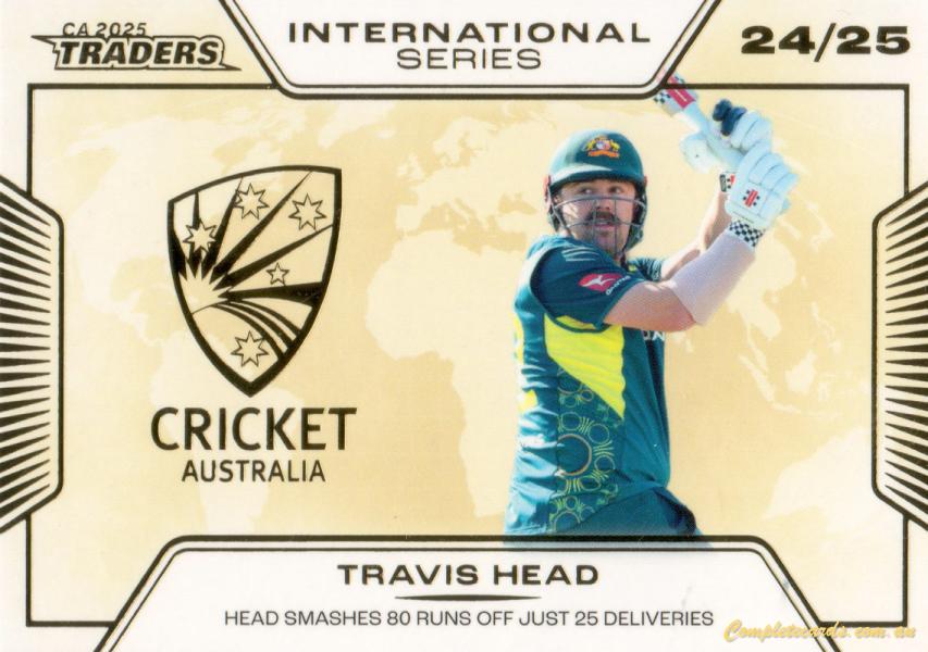 2025-26 TGI Traders Cricket Australia Luxe - International Series Gold
