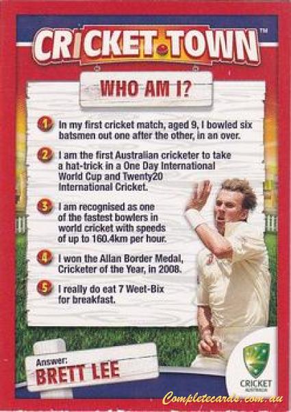 2009 Weet-Bix Cricket Town