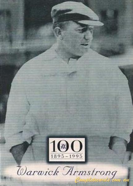 1996 Futera Victorian Cricket Association 1895-1995