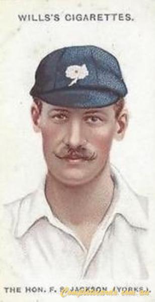 1908 WILLS'S Cigarettes; Cricketers (Large S)