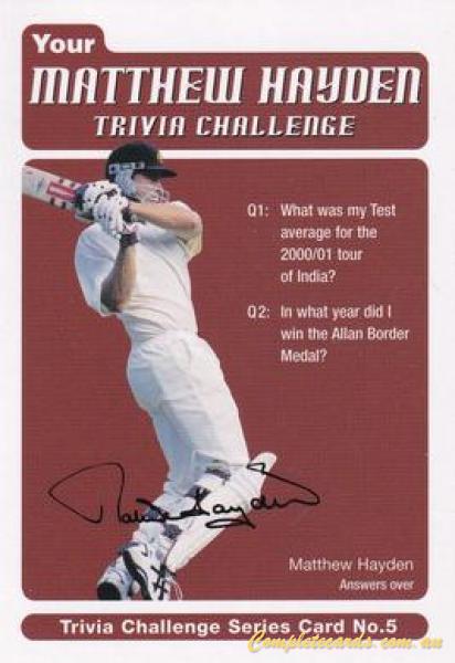 Matthew Hayden