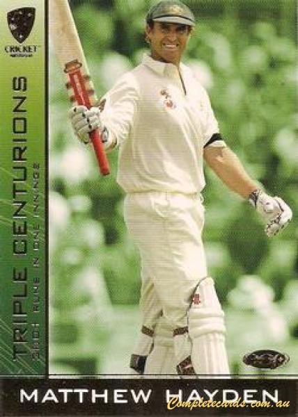 2004-05 Elite Sports Cricket Australia - Triple Centurions