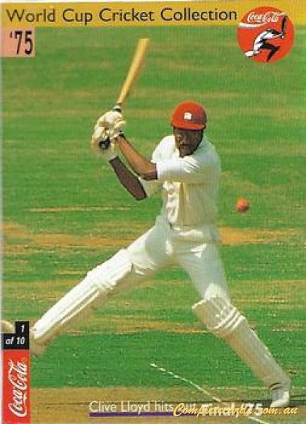 1996 Coca Cola World Cup Cricket Collection