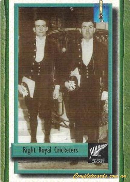 1995 The Topp Promotions Co. Centenary of New Zealand Cricket - Base