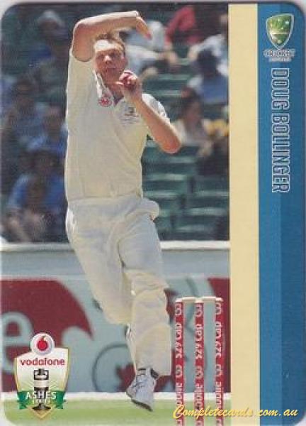 2010-11 Cricket Australia Ashes Mini Bat Player Card Collection