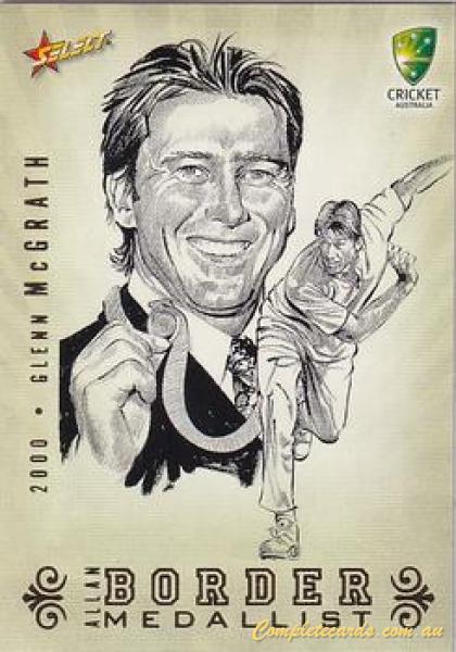 2008-09 Select Cricket Australia - Allan Border Medallist Sketch