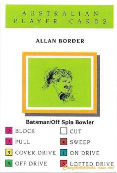 1993 Howzat Australian Cricket Player Card Game