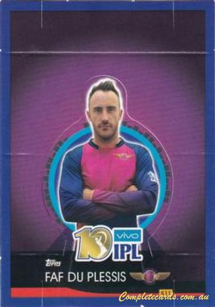 2017-18 Topps Cricket Attax IPL - Pop-Up Cards