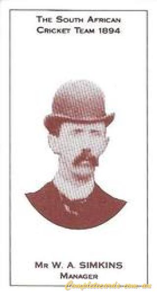 1990 County Print Services - South African Cricket Team 1894