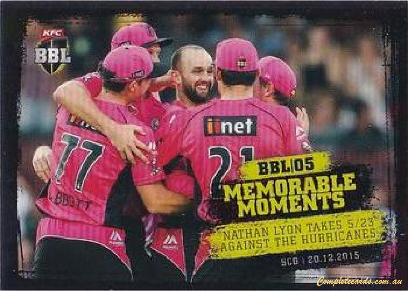 2016-17 Tap 'N' Play CA/BBL Cricket - BBL05 Memorable Moments