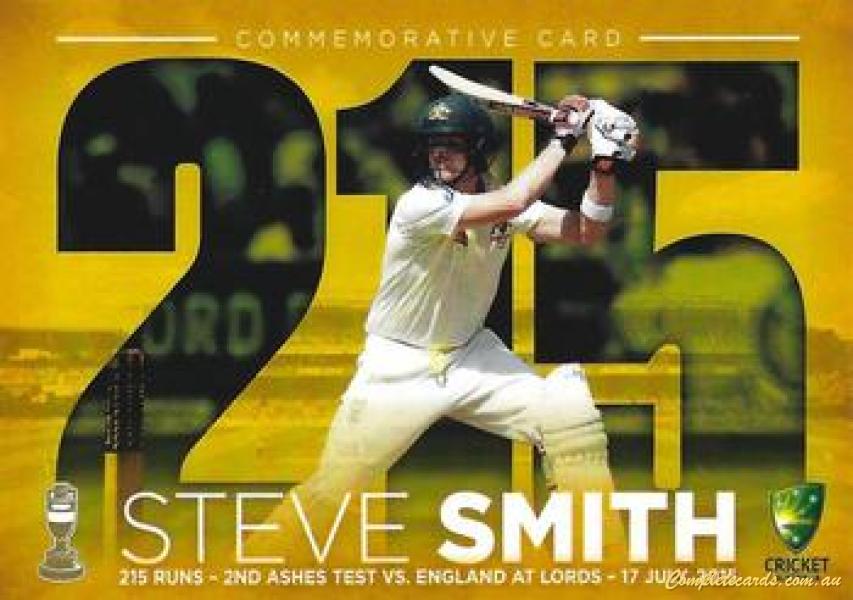 2015-16 Tap 'N' Play CA/BBL Cricket - Commemorative Card