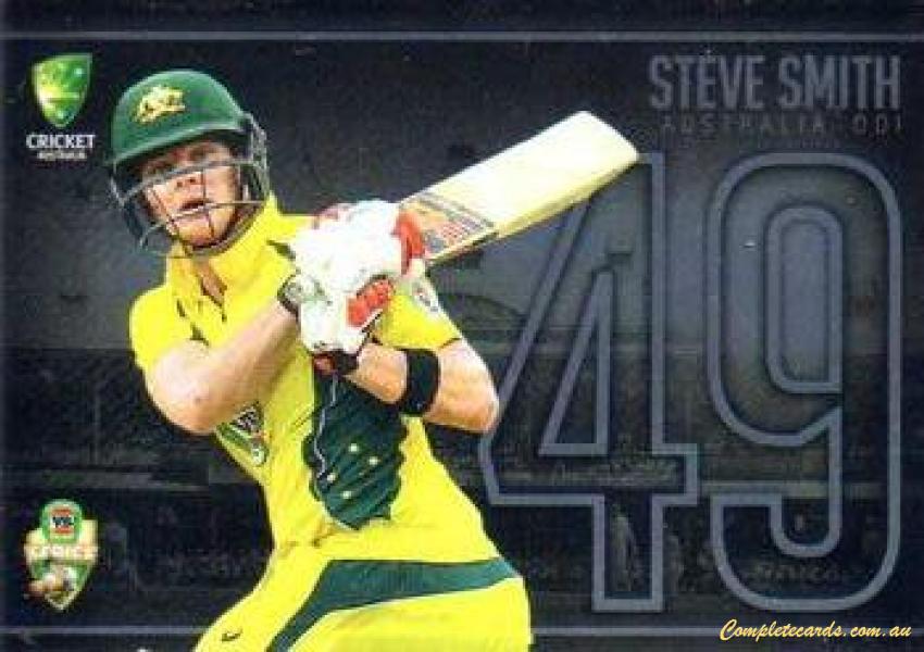 2016-17 Tap 'N' Play CA/BBL Cricket - Jersey Numbers Silver