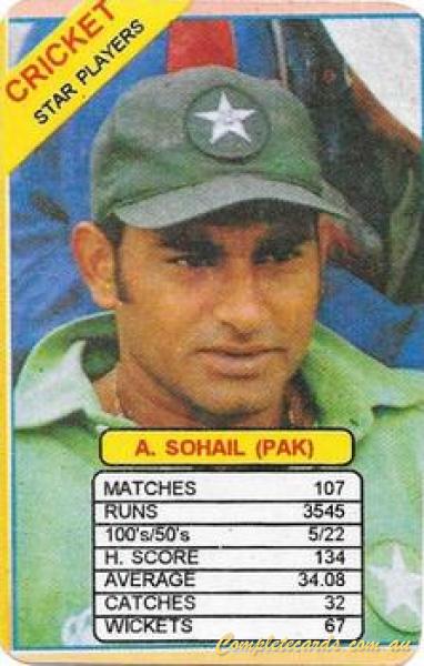 1997 Universal Star Players Of Cricket Trump Game