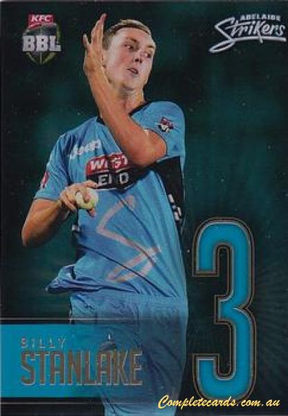 2017-18 Tap 'N' Play BBL Cricket - Jersey Numbers Gold