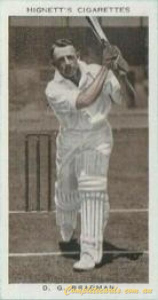 1938 Hignett Tobacco Prominent Cricketers