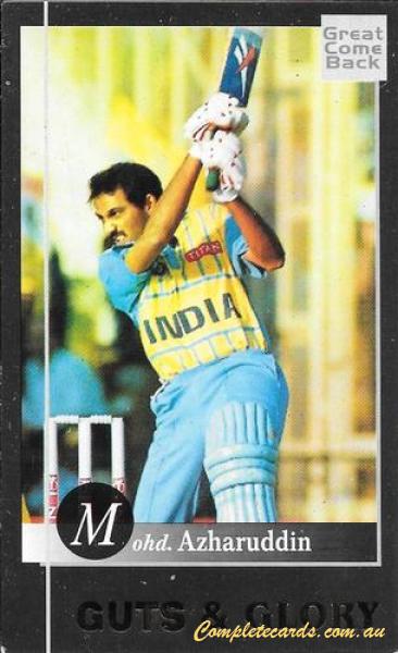 1998 Big Fun Bubble Gum Guts & Glory Cricket