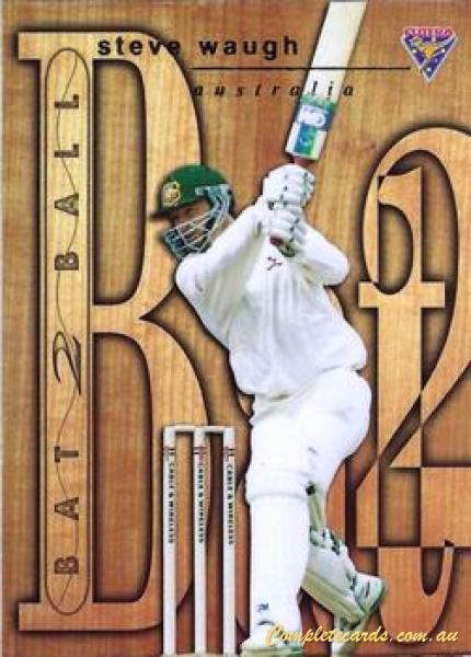 1995-96 Futera Cricket - Bat 2 Ball