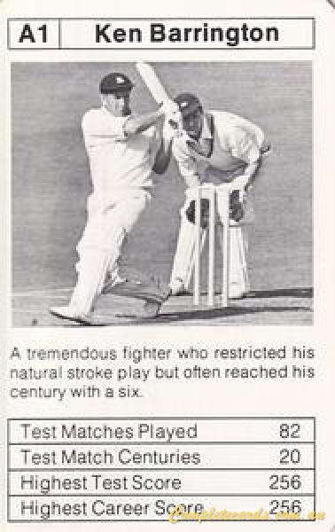 1978 Sporting Aces Mike Brearley's Batting Aces