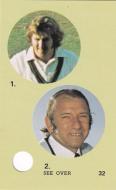 1977 World Series Cricket Souvenir Cassette Cards