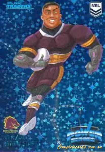 2022 NRL Traders - Power Heroes Blue