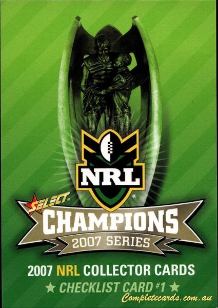 2007 Select Champions - Base