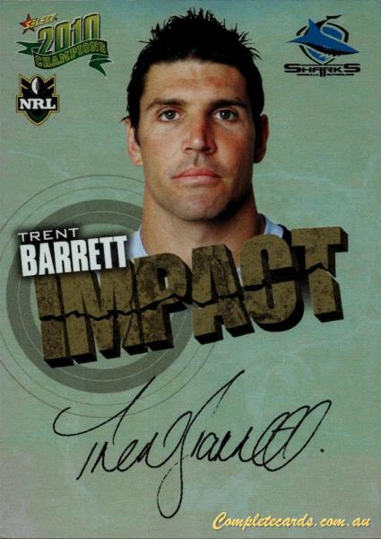 2010 NRL Champions - Impact Signature Gold